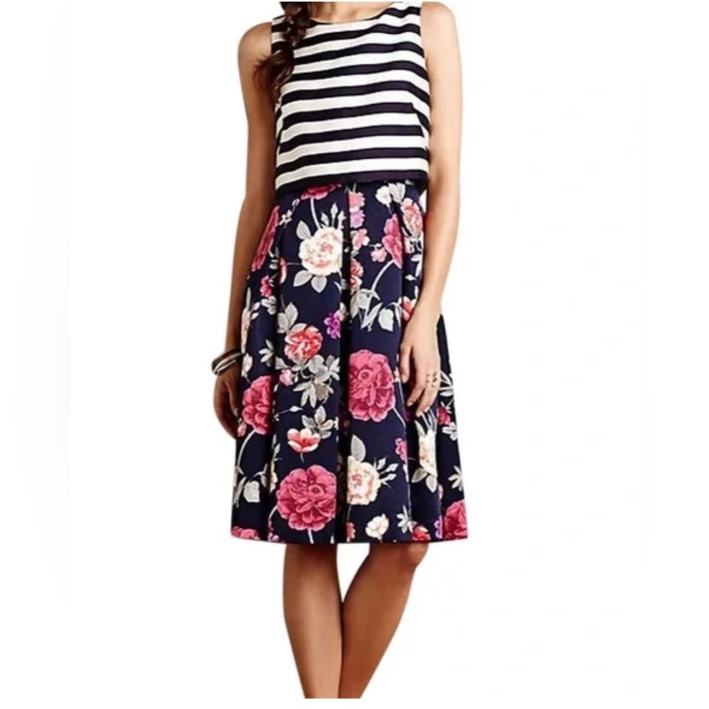 Moulinette Soeurs Black and White Striped Dress